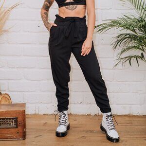 Maison Revolt Black Tailored Pants – Elastic Waist – Last Piece – Size 6